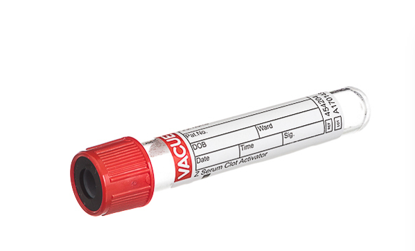 Vacuette Plain Tube, non-ridged cap, paper label, 4 ml