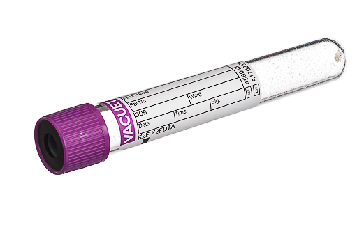 Vacuette EDTA Tube K2E, non-ridged cap, paper label, 9 ml