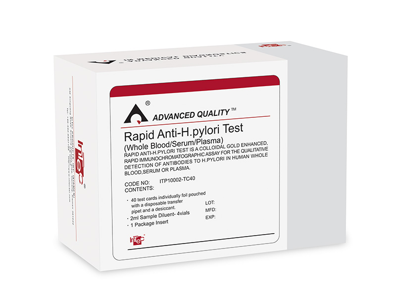 RAPID ANTI-H.PYLORI AB TEST, WHOLE BLOOD, SERUM, PLASMA, 40 TEST
